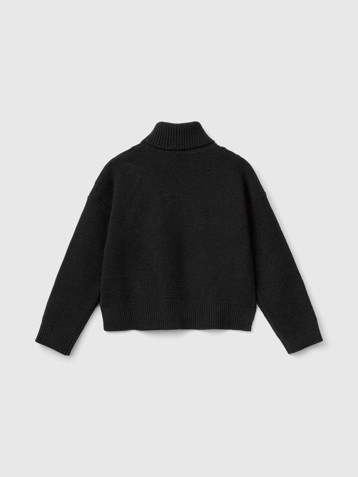 TURTLE NECK SWEATER Niña image number 2